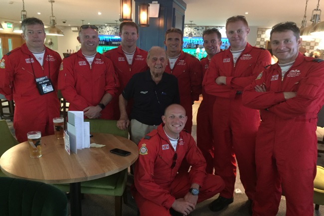  Harry with Red Arrows at the Royal International Air Tattoo