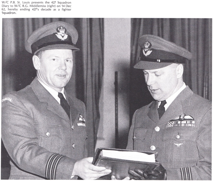 F-86 handover to CF-104