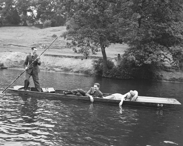 Punting on the river