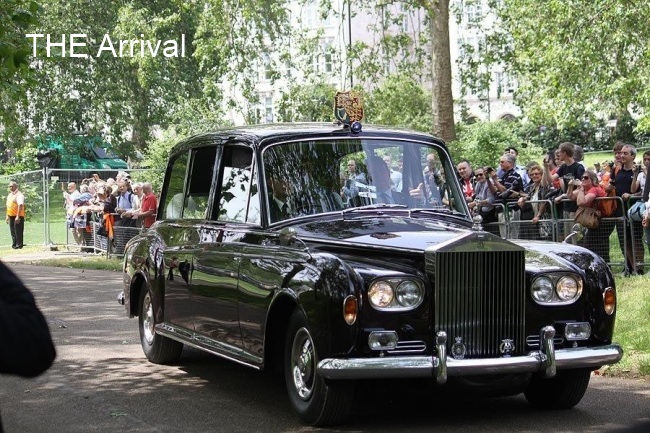 Arrival of Charles and Camilla