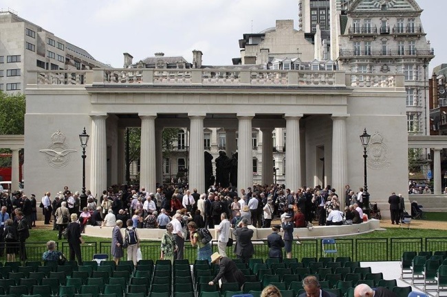 Memorial from afar