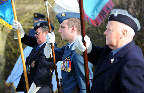 Leeming Dedication Flag Bearers