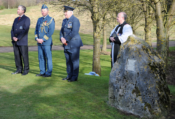 Leeming dedication attendees