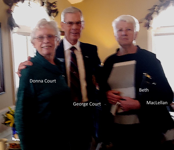 Donna and George Court, Beth MacLellan