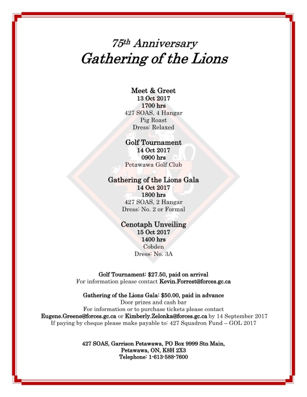 GoL Invitation and Schedule
