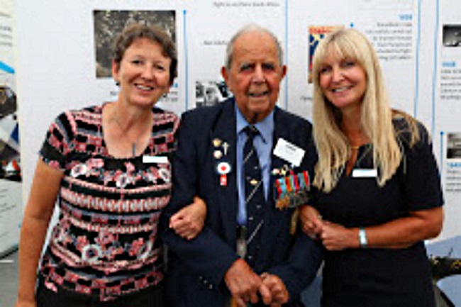 Staff of Cobham Aviation Ltd. who invited Harry to the RIAT and were he met the Red Arrows at his hotel