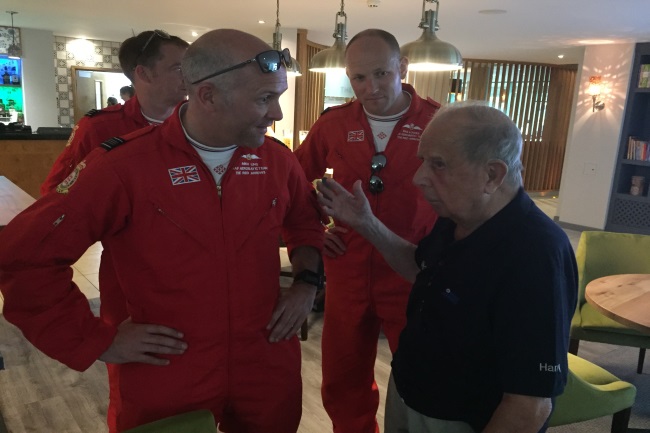  Harry with Red Arrows at the Royal International Air Tattoo