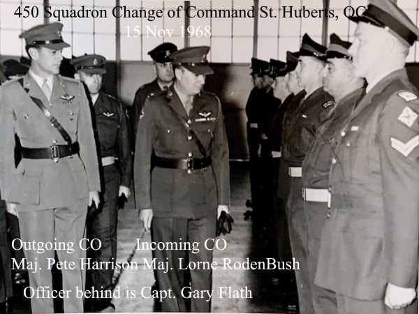 Change of Command 450 Sqn 1968