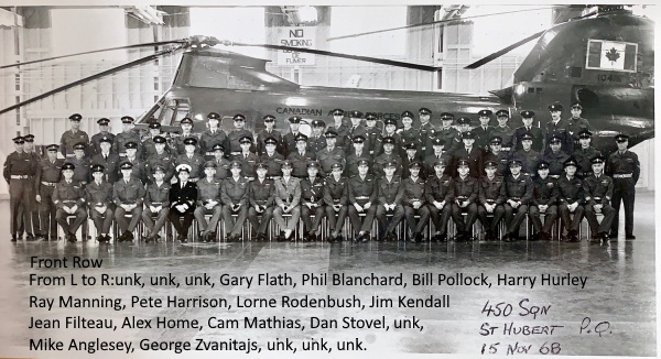 450 Sqn members 1968